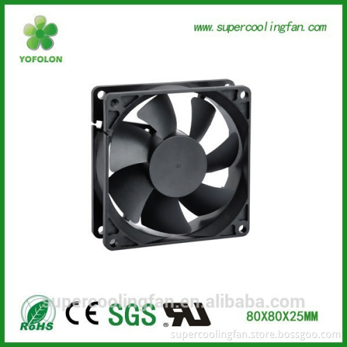 80x80x25mm Factory supply high quality low price 80mm dc fan 12V computer case master cooler fan